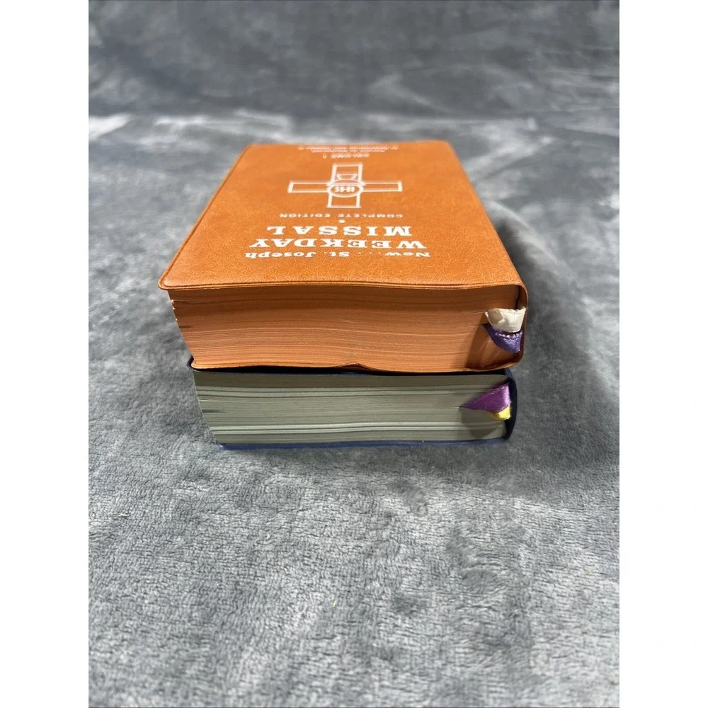 New St Joseph Weekday Missal Book Lot of 2 Complete Edition 2 Volume Religion - Picture 4 of 8